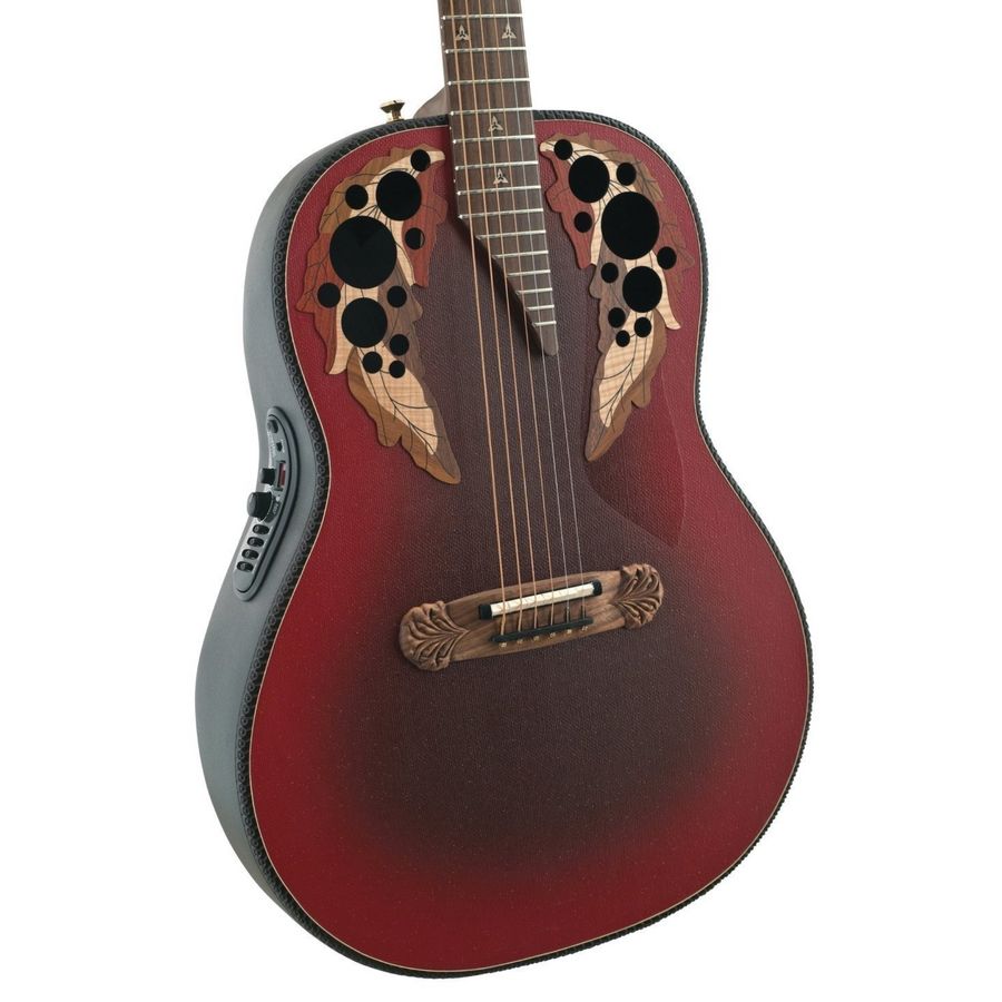 Ovation Adamas I E-Acoustic Guitar 1687GT-2, Reverse Red Burst