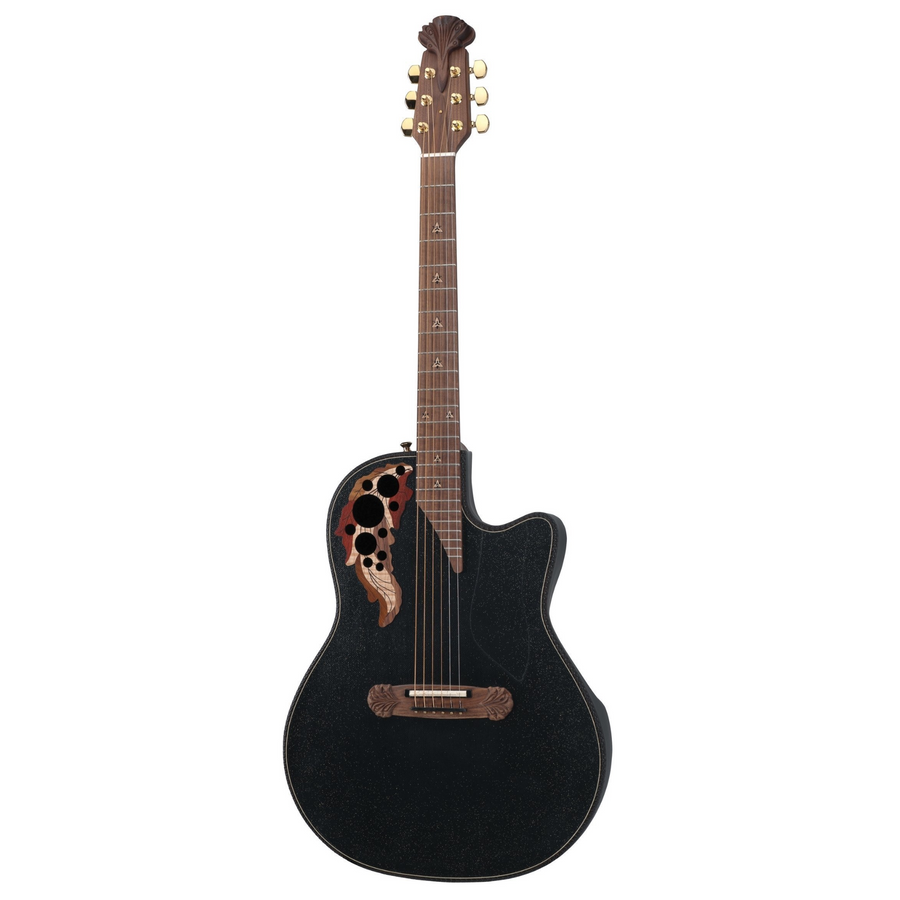 Ovation Adamas I E-Acoustic Guitar 2087GT-5, Black w/case