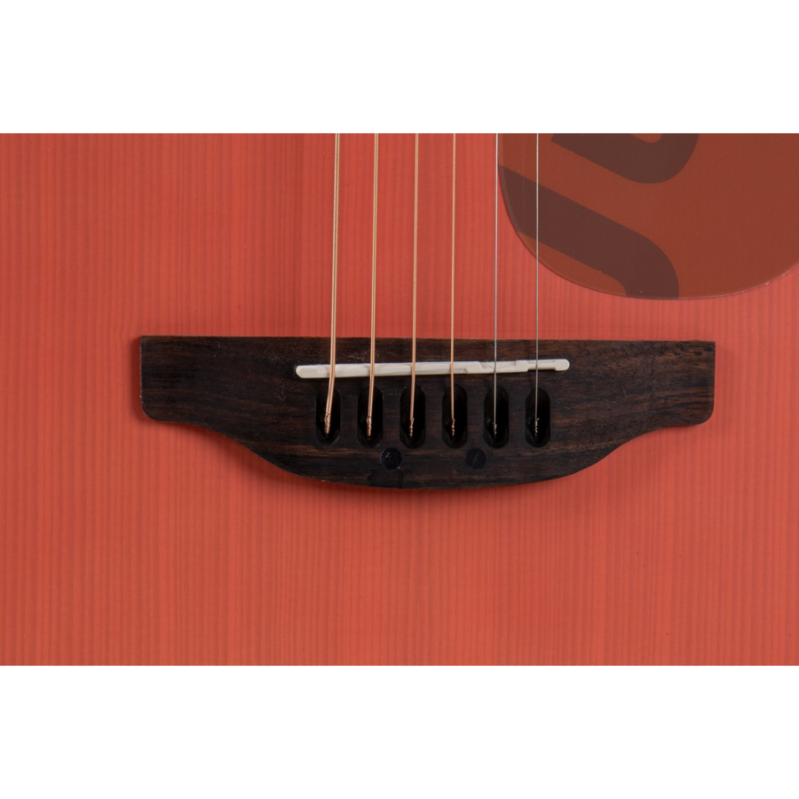 Ovation Applause Jump Dreadnought Slope Shoulders, Peach