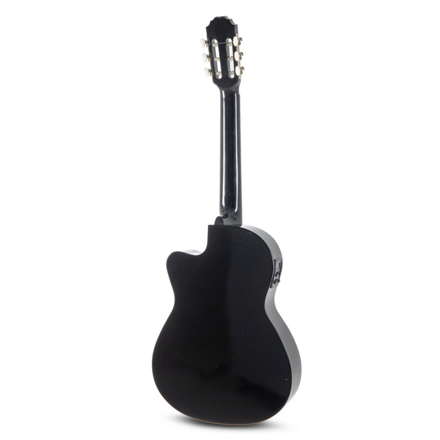 GEWA Basic Plus E-Acoustic Classical Guitar Black