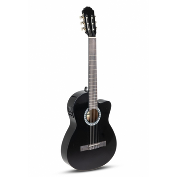 GEWA Basic Plus E-Acoustic Classical Guitar Black