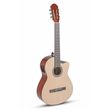 GEWA Basic Plus E-Acoustic Classical Guitar Natural Spruce