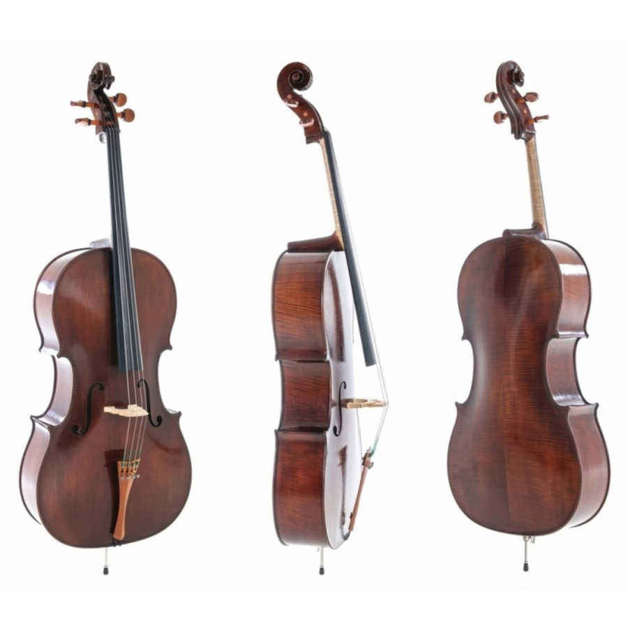 GEWA Cello, Rubner, 4/4, Dark, Setup