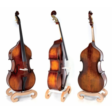 GEWA Bass, Basic Line, Fully Solid, 4/4, Violin Shaped, Arched, Setup