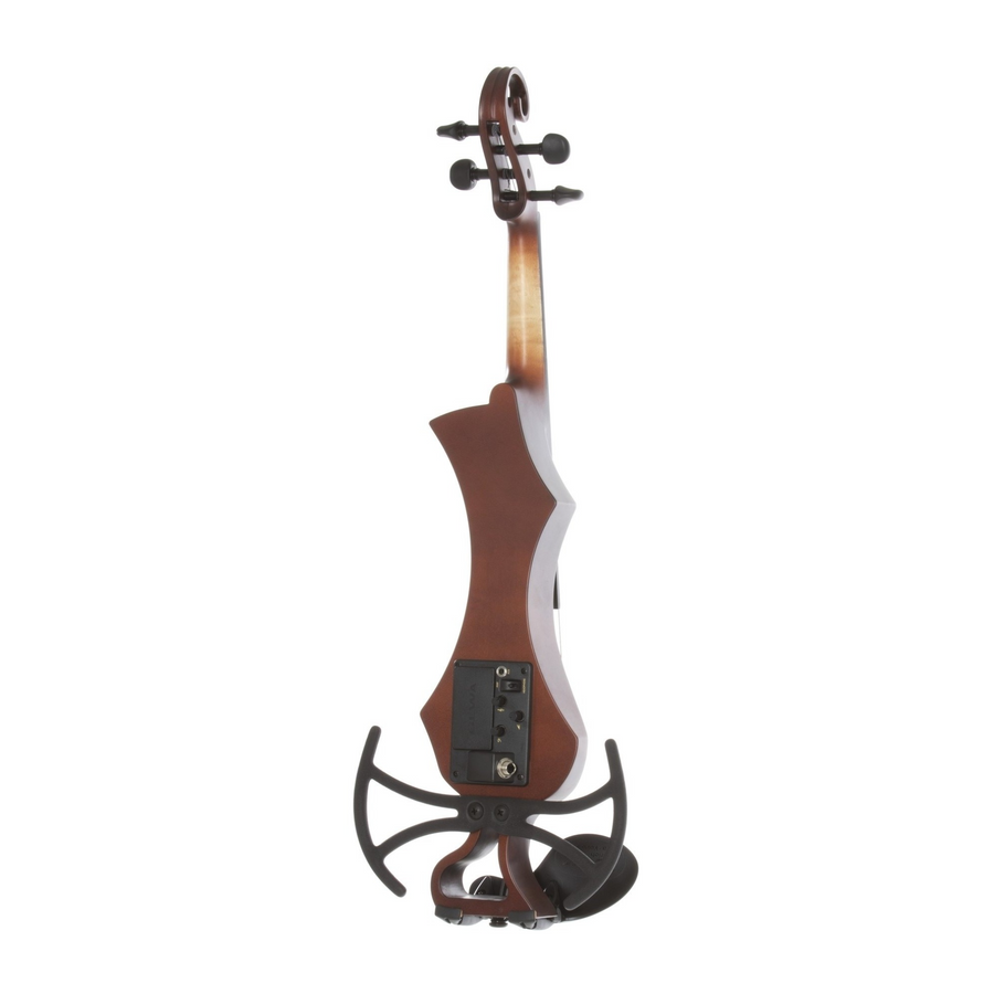 GEWA Novita 3.0 Electric Violin, Red Brown, With Universal Shoulder Rest Adapter