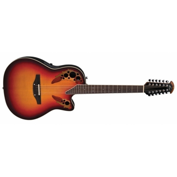 Ovation Pro Series Standard Elite E-Acoustic Guitar 2758AX-NEB, New England Burst, 12-String