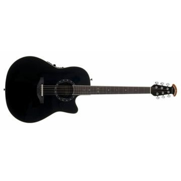 Ovation Pro Series Standard Balladeer E-Acoustic Guitar 2771AX-5, Black