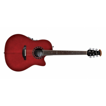 Ovation Pro Series Standard Balladeer E-Acoustic Guitar 2771AX-CCB, Cherry Cherry Burst