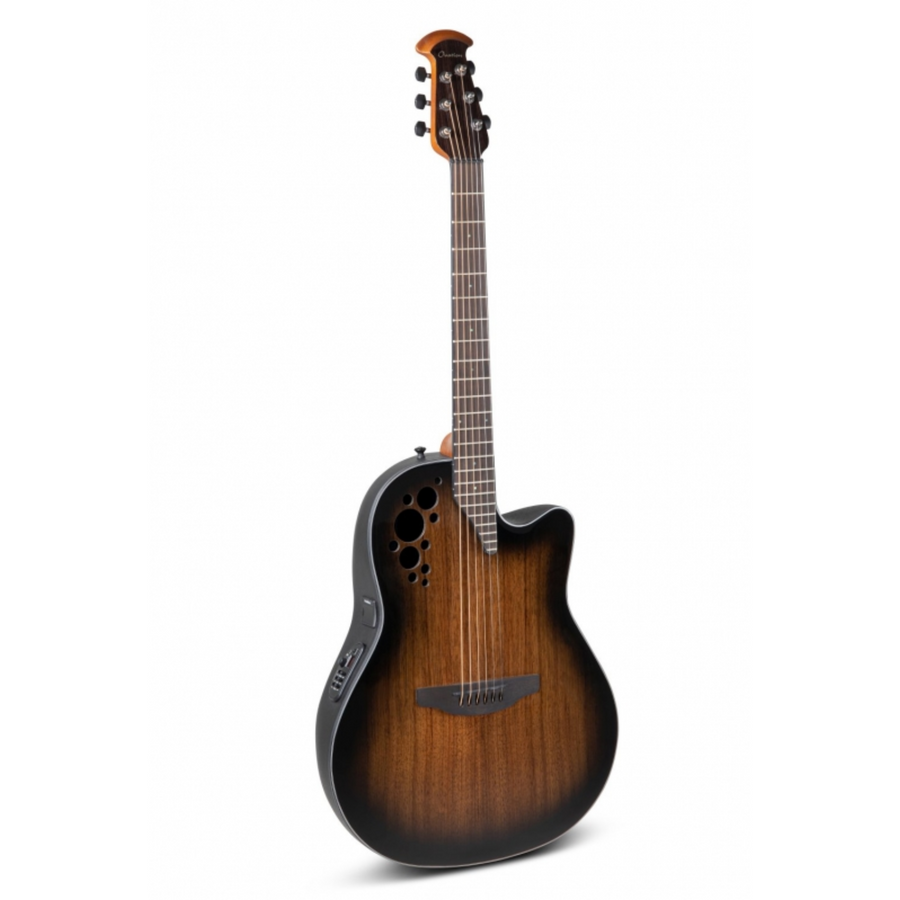 Ovation Celebrity Elite Plus E-Acoustic Guitar CE44P-ABLKW, Australian Blackwood