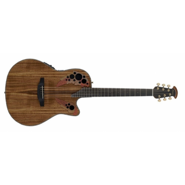 Ovation Celebrity Elite Plus E-Acoustic Guitar CE44P-FKOA, Figured Koa