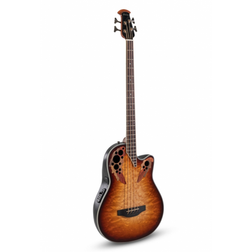 Ovation Celebrity Elite E-Acoustic Bass CEB44X-7C, Cognac Burst