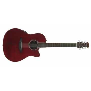 Ovation Celebrity Traditional E-Acoustic Guitar CS24-RR, Ruby Red