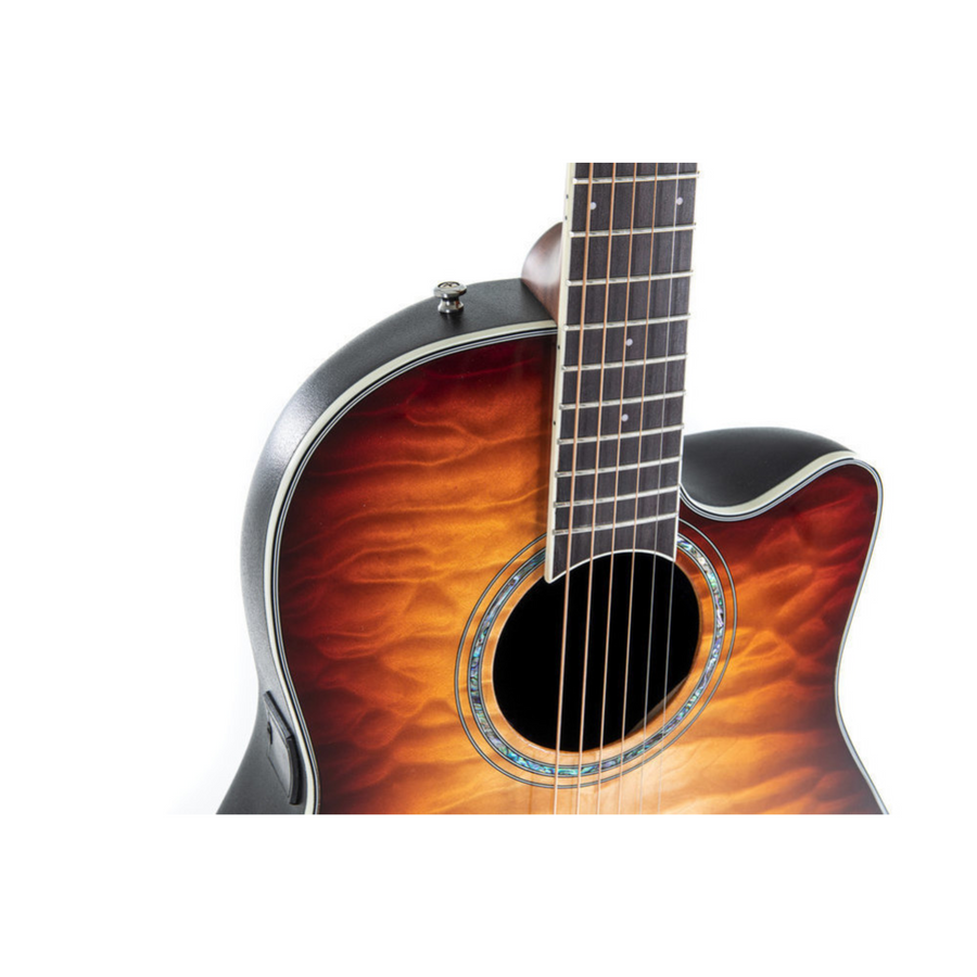 Ovation Celebrity Traditional Plus E-Acoustic Guitar CS24X-7C, Cognac Burst Gloss