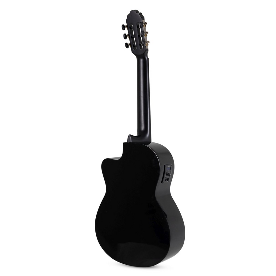 GEWA Student E-Acoustic Classical Guitar Black