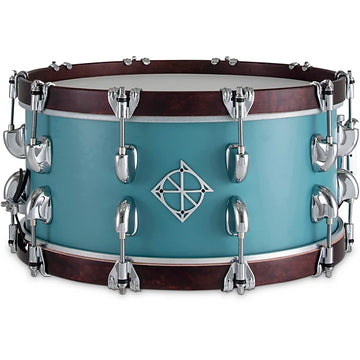 Dixon Cornerstone Maple Wood Hoop Snare Drum 14 x 6.5 in. Quetzal Blue