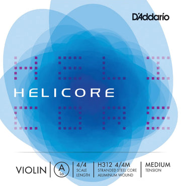 D'Addario Helicore Violin A String, Aluminum Wound