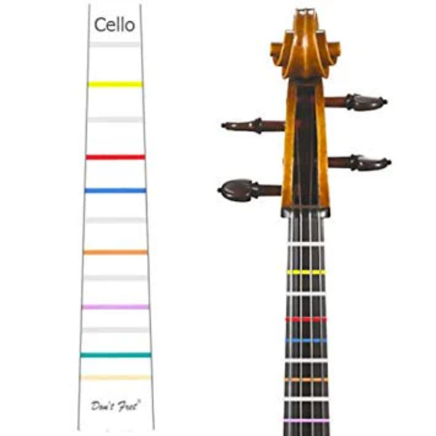 Don't Fret Fingerboard Marker for Cello (All Sizes)