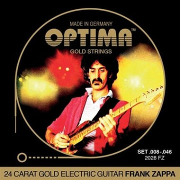 Optima 24K Gold Plated 2028FZ Frank Zappa Electric Guitar Strings 8-46