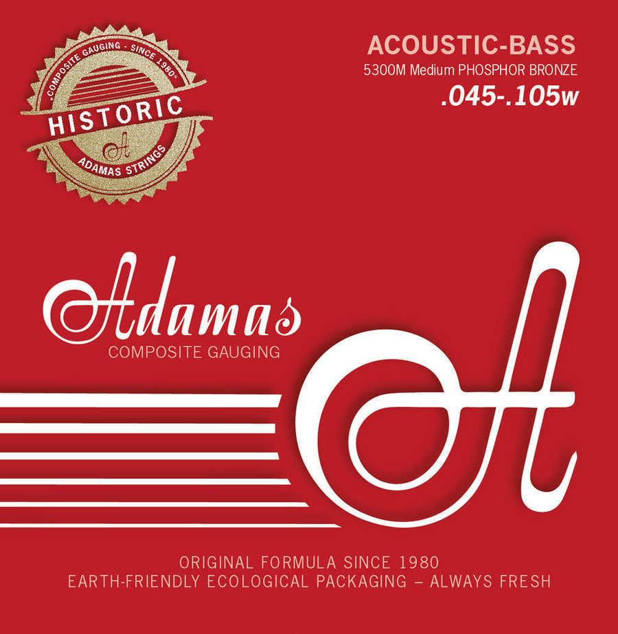 Adamas Acoustic Bass String Set, Phosphor Bronze (All Sizes)