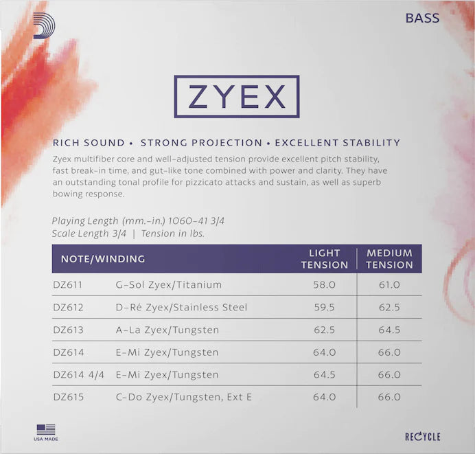D'Addario Zyex Bass A String