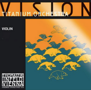 Vision Titanium Orchestra Violin E, Titanium wound