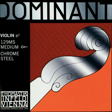 Dominant Violin E String, Steel 129, 129MS