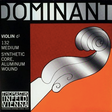 Dominant Violin D String, Aluminum 132