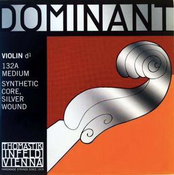 Dominant Violin D String, Silver 132A