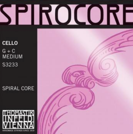 Spirocore Cello G&C String, tungsten wound