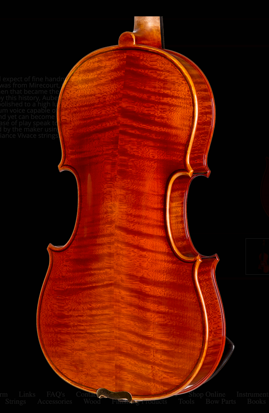 Aubert Lutherie - Vuillaume Violin