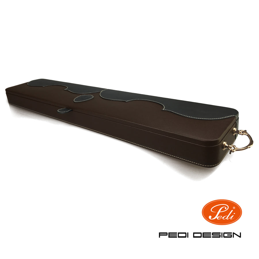 Pedi Bow Display Case, Premium Faux Leather, Violin/Viola/Cello, 6pcs