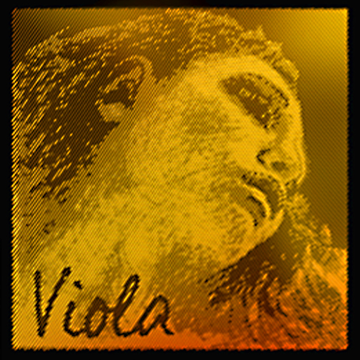 Evah Pirazzi Gold Viola C String, Ropecore/Tungsten