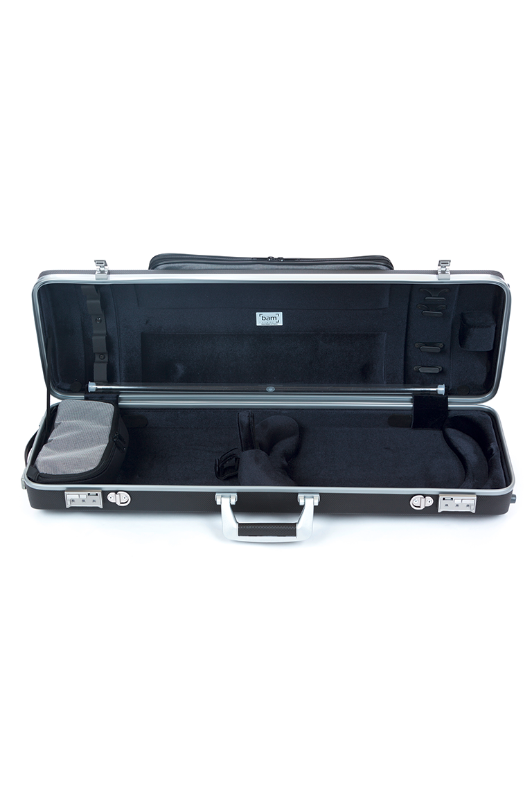 BAM PANTHER Hightech Oblong Violin case with pocket