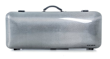 GEWA Viola Case, Idea 2.8, Oblong, Adjustable 78cm Total Length, Carbon Titanium/Black w/Subway Handle