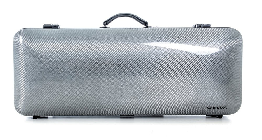 GEWA Viola Case, Idea 2.8, Oblong, Adjustable 78cm Total Length, Carbon Titanium/Black w/Subway Handle